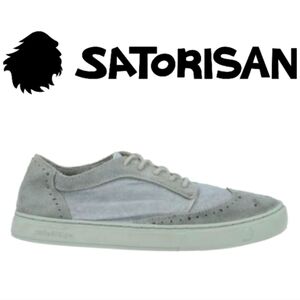 Satorisan Yukai Suede -Lin Men's Gray Sneakers. Size 39 US Men(6.5) Women (8).